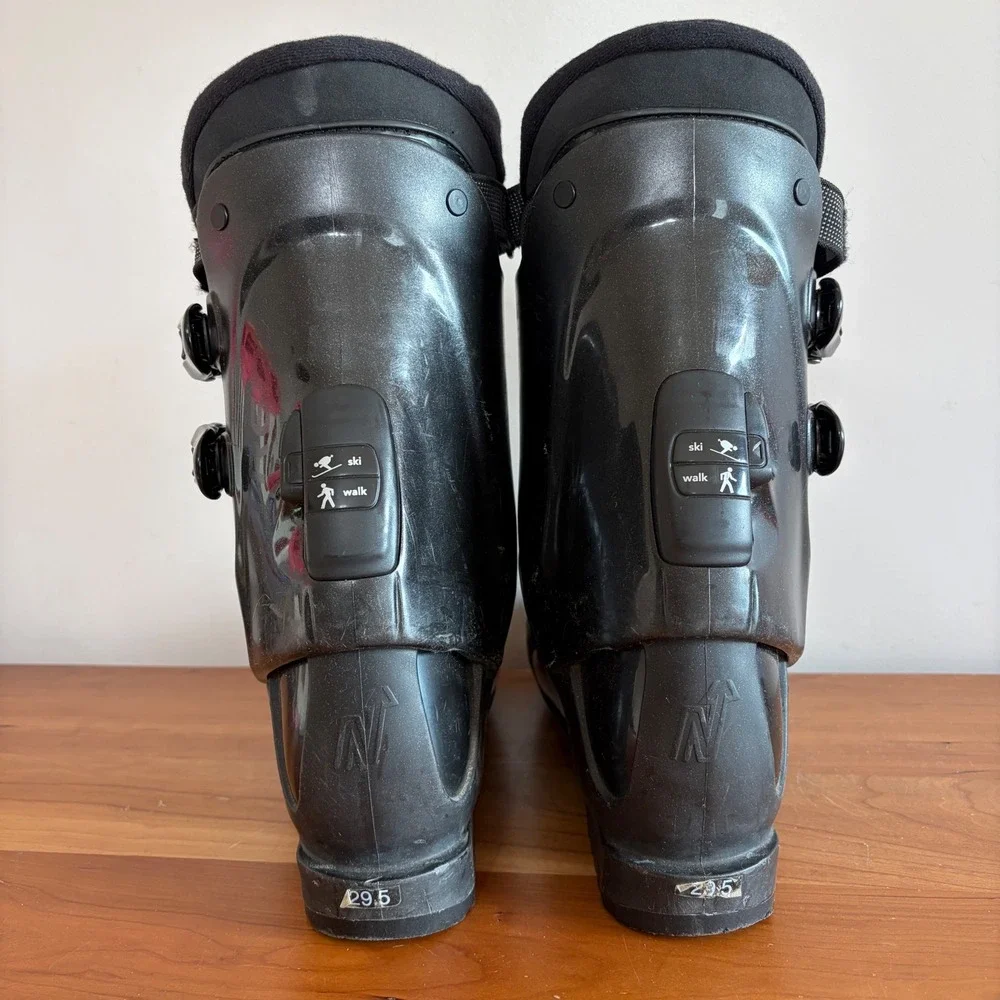 Nordica T3.1 Mens Downhill Ski Boots Black Size 29.5 330mm Made in Italy